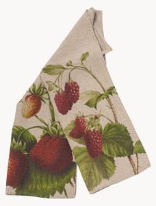 Ľanové kuchynské utierky Strawberry & Raspberry, 2 ks