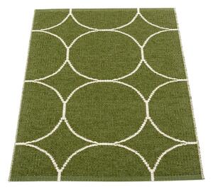 Tmavozelený vnútorný a vonkajší koberec 70x100 cm Boo Dark Olive – Pappelina