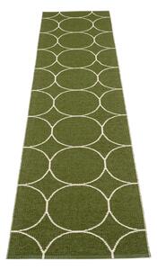 Tmavozelený vnútorný a vonkajší behúň 70x300 cm Boo Dark Olive – Pappelina