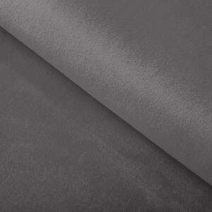 Zamatová látka Velvet Prémium SVP-017 Tmavo sivá - šírka 145 cm