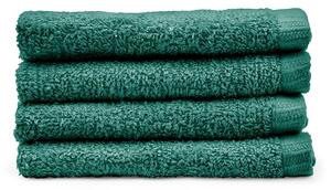 Zelené rýchloschnúce bavlnené uteráky v súprave 4 ks 30x30 cm Quick Dry – Catherine Lansfield