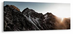 Obraz skalnatého pohoria (120x50 cm)