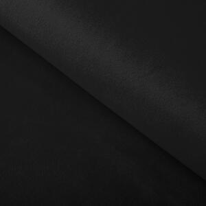Zamatová látka Velvet Prémium SVP-023 Čierna - šírka 145 cm