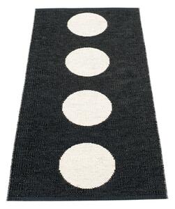 Čierno-biely vnútorný a vonkajší behúň 70x150 cm Vera Black – Pappelina