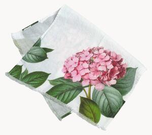 Ľanový uterák na ruky Hydrangea