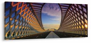 Obraz modernej architektúry mosta (120x50 cm)