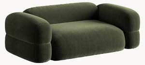 Zamatová pohovka Roger (2-miestna), Š 210 cm