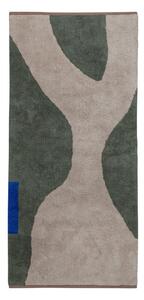 Tmavozelený prateľný bavlnený behúň 70x150 cm Figura – Mette Ditmer Denmark