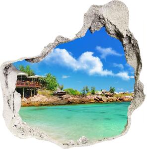 Fototapeta diera na stenu 3D Seychelles beach nd-p-53907878
