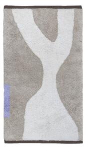 Bielo-béžový prateľný bavlnený koberec 50x80 cm Figura – Mette Ditmer Denmark