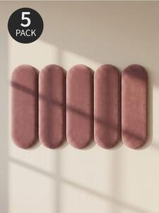 Sinsay - Čalúnené nástenné panely 5 pack - pastelová ružová