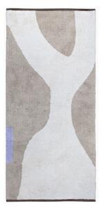 Bielo-béžový prateľný bavlnený behúň 70x150 cm Figura – Mette Ditmer Denmark
