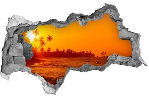 Diera 3D v stene na stenu Sunset beach nd-b-112375136