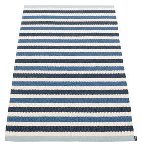 Modro-krémový vnútorný a vonkajší koberec 70x120 cm Teo Denim – Pappelina