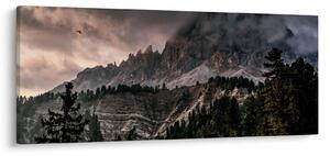 Obraz skalnatých hôr (120x50 cm)