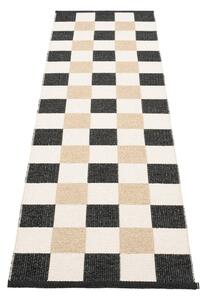 Čierno-krémový vnútorný a vonkajší behúň 70x240 cm Pix Black Vanilla – Pappelina