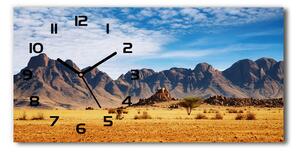 Vodorovné Sklenené hodiny na stenu Skaly v Namíbii