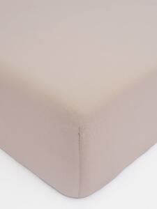 Jersey plachta do postieľky Classic 60 x 120 cm – cappuccino