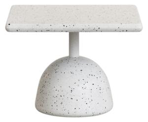 Biely terrazzo konferenčný stolík 48x48 cm Saura – Kave Home
