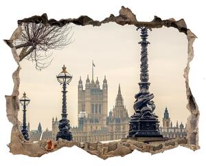 Fototapeta díra na zeď 3D London jeseň nd-k-81420238
