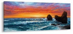 Obraz - Západ slnka (120x50 cm)