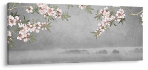 Obraz - Mesiac nad krajinou (120x50 cm)