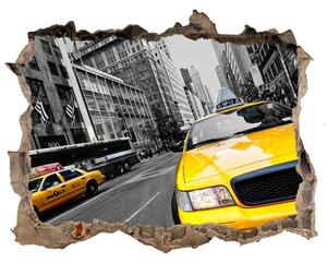 Foto fotografie díra na zeď New york taxi nd-k-41983916