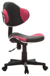 OTOČNÁ STOLIČKA PRE MLÁDEŽ, sivá, pink MID.YOU - Online Only detský nábytok, Online Only