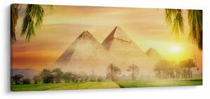 Obraz - Pyramídy (120x50 cm)