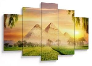 Obraz - Pyramídy (150x105 cm)