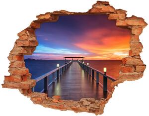 Fototapeta diera na stenu 3D Drevený most nd-c-70190870