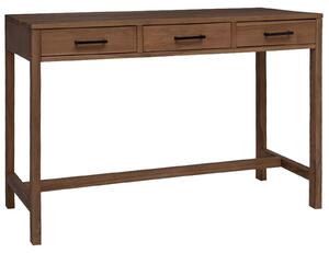 Maison Exclusive – písací stôl s zásuvkami, prírodné masívne drevo, teak