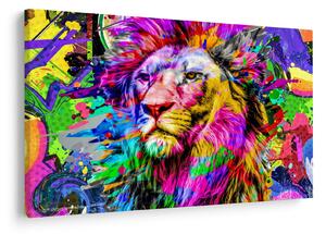 Obraz - 3D obraz leva (90x60 cm)
