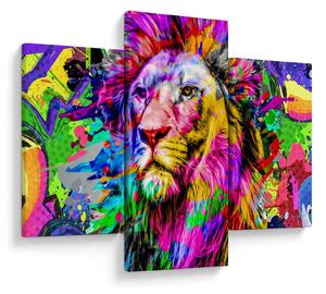 Obraz - 3D obraz leva (90x60 cm)