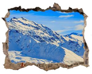 Fototapeta díra na zeď Alpy v zime nd-k-96505174