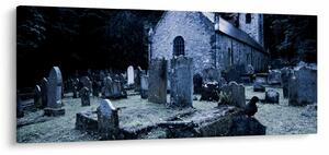 Obraz - Temná noc (120x50 cm)