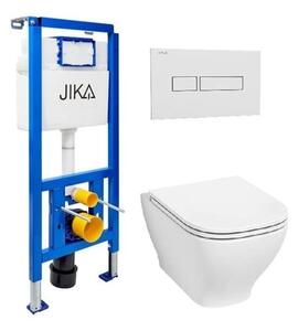 Závesný WC set do ľahkých stien / predstenová Jika Deep KMPLDEEPJ