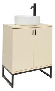 Kúpeľňová skrinka s umývadlom Ceramia Easy 60x73x36 cm jasmín mat EASYUMDB8