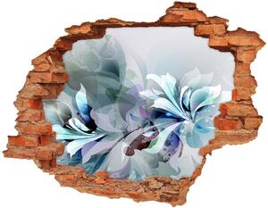 Samolepiaca diera na stenu nálepka Abstraktné kvety