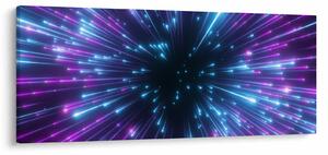 Obraz - Neónový priestor (120x50 cm)