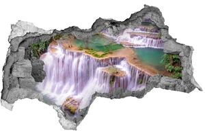 Diera 3D v stene nálepka Thailand vodopád nd-b-117248040