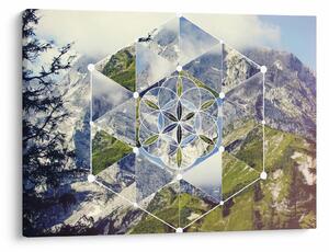 Obraz - Geometrický obrazec (70x50 cm)