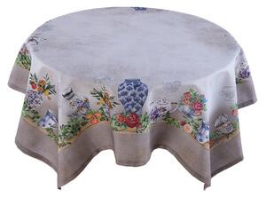 Stredový obrus s potlačou ROZKVITNUTÁ ZÁHRADA 93 x 93 cm