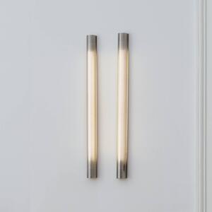 GEJST nástenné svetlo Radent Zástrčka, oceľovo sivá, výška 70 cm, G13 LED, Hliník / sivá / zinok, Obývacia izba / jedáleň, kov