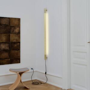 GEJST nástenné svetlo Radent mosadzová farba, výška 135 cm, G13 LED, Mosadz / zlato, Obývacia izba / jedáleň, kov