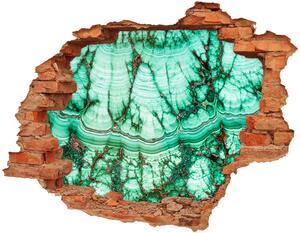 Diera 3D v stene nálepka Malachit textúry nd-c-105546470