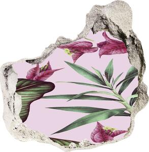 Diera 3D fototapety nálepka Tropické kvety nd-p-137343545