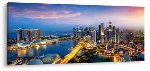 Obraz - Singapur, Ázia (120x50 cm)