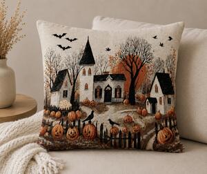 Gobelínová obliečka na vankúš - Pumpkin Village