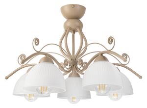 Brilagi - Prisadený luster ANTICO MODERN 5xE27/60W/230V béžová
